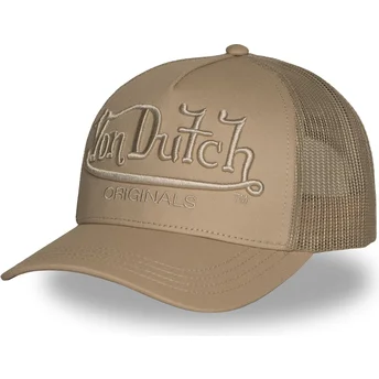 Mützen gebogen braun snapback EMB02 von Von Dutch