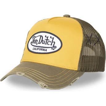 Trucker-Cap gelb und grün USED 12 von Von Dutch