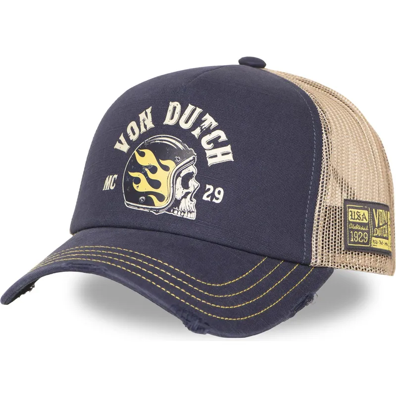czapka-trucker-granatowo-bezowa-crew30-od-von-dutch