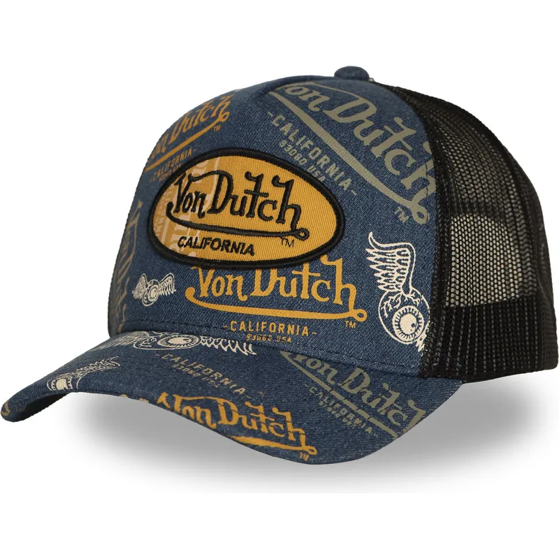 cappello-trucker-blu-navy-cafe08-di-von-dutch