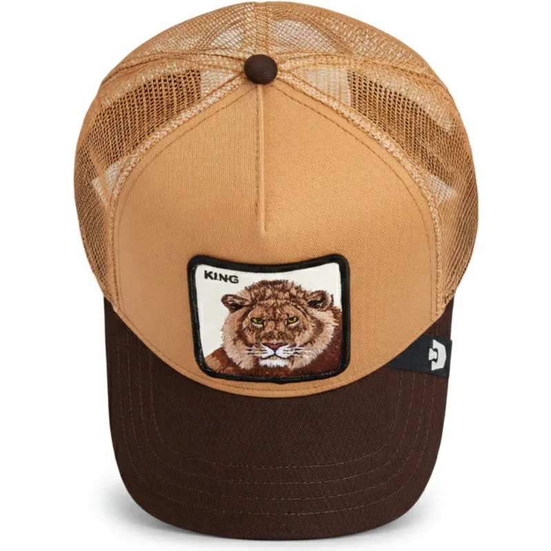 gorra-trucker-marron-leon-king-mane-man-the-farm-de-goorin-bros