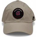 bojd-beige-justerbar-keps-club-unstructured-organic-cotton-fran-atlanta-braves-mlb-av-nike