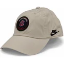 verstellbare-beigefarbene-kappe-club-unstructured-organic-cotton-der-atlanta-braves-mlb-von-nike