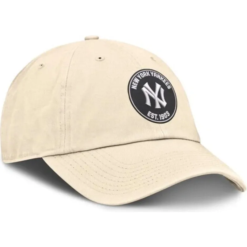 bezowa-regulowana-czapka-z-daszkiem-club-unstructured-organic-cotton-new-york-yankees-mlb-od-nike