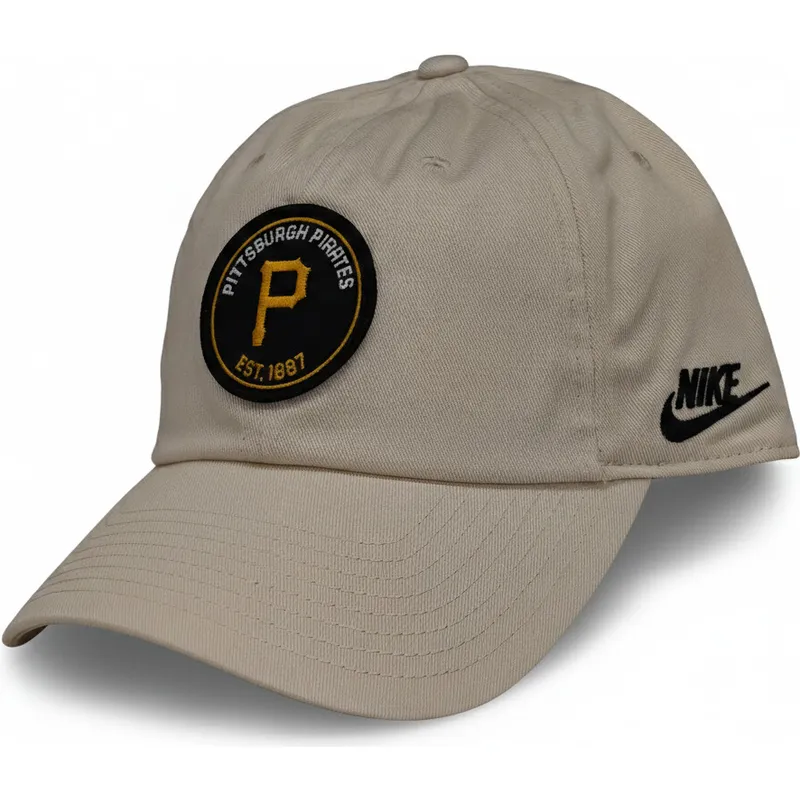 cappellino-curvo-beige-regolabile-club-unstructured-organic-cotton-dei-pittsburgh-pirates-mlb-di-nike