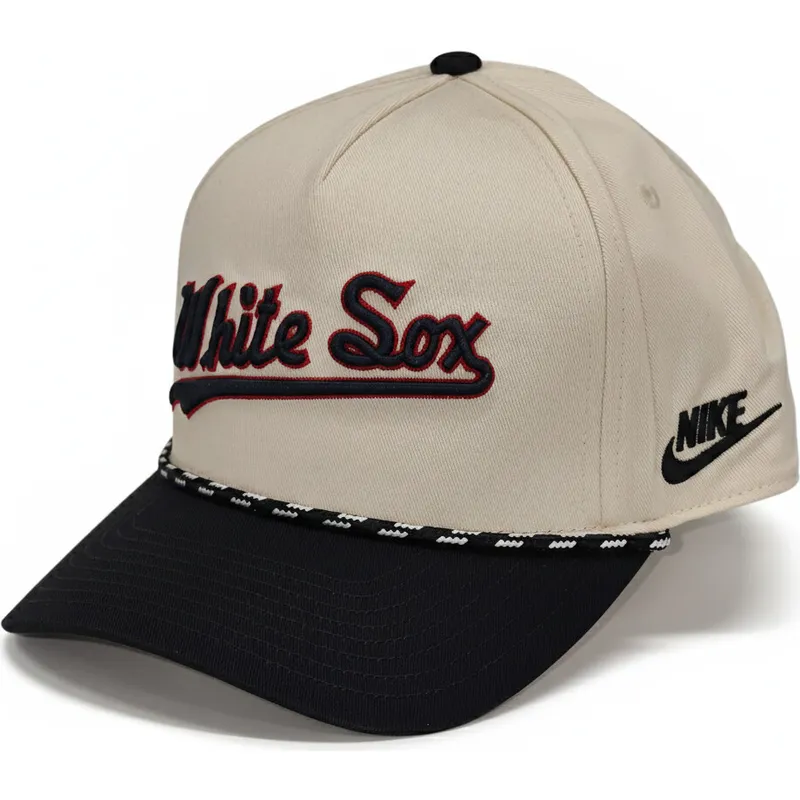 beige-snapback-rise-structured-chicago-white-sox-mlb-nike