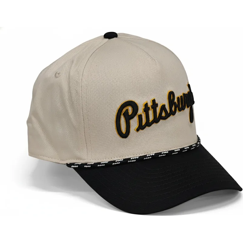 czapka-z-daszkiem-bezowo-czarna-snapback-rise-structured-pittsburgh-pirates-mlb-nike