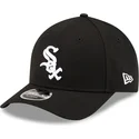 gorra-curva-negra-snapback-9forty-m-crown-player-replica-de-chicago-white-sox-mlb-de-new-era