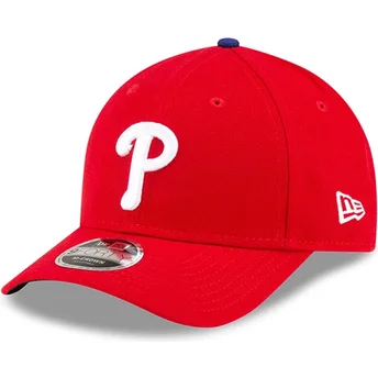 Gorra curva roja snapback 9FORTY M-Crown Player Replica de Philadelphia Phillies MLB de New Era