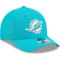 casquette-courbee-bleue-snapback-9forty-m-crown-team-miami-dolphins-nfl-new-era