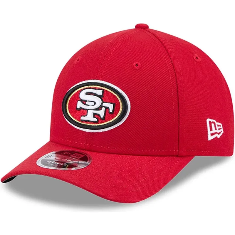 cappellino-visiera-curva-rosso-snapback-9forty-m-crown-team-di-san-francisco-49ers-nfl-di-new-era