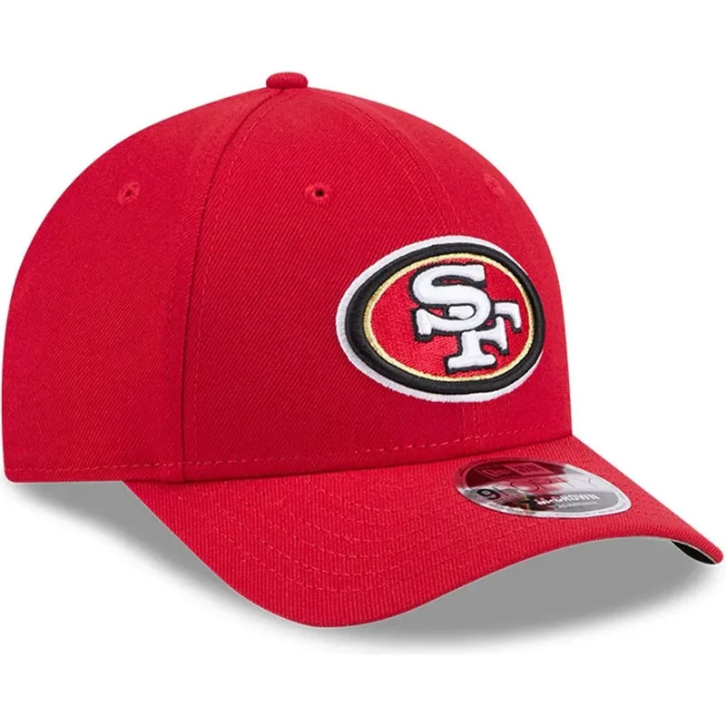 cappellino-visiera-curva-rosso-snapback-9forty-m-crown-team-di-san-francisco-49ers-nfl-di-new-era