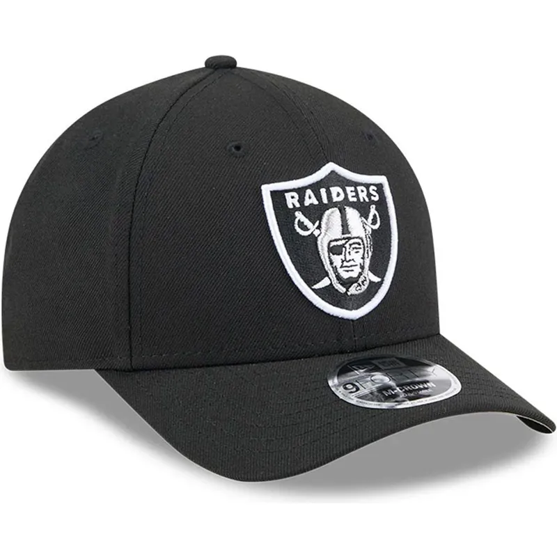 svart-kurvad-keps-snapback-9forty-m-crown-team-fran-las-vegas-raiders-nfl-av-new-era