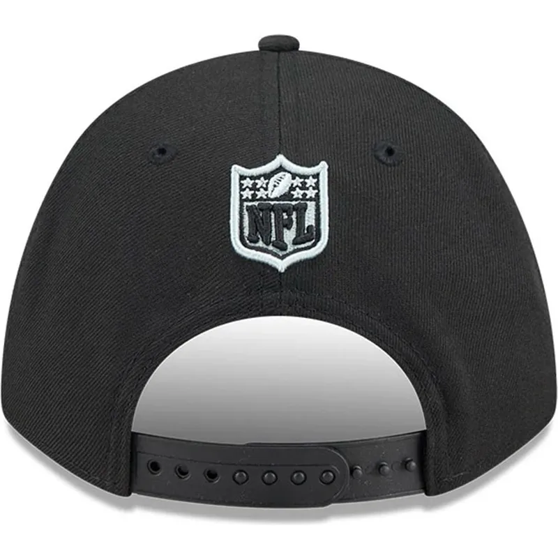 casquette-courbee-noire-snapback-9forty-m-crown-team-las-vegas-raiders-nfl-new-era