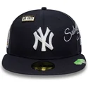 cappello-piatto-blu-marino-chiuso-59fifty-subway-series-dei-new-york-yankees-mlb-di-new-era