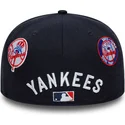 marinbla-platt-keps-justerad-59fifty-subway-series-fran-new-york-yankees-mlb-av-new-era