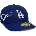 cappellino-curvo-blu-regolabile-59fifty-low-profile-precurved-est-script-dei-los-angeles-dodgers-mlb-di-new-era