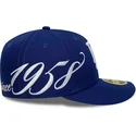 cappellino-curvo-blu-regolabile-59fifty-low-profile-precurved-est-script-dei-los-angeles-dodgers-mlb-di-new-era