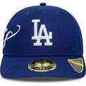 casquette-courbee-bleue-ajustee-59fifty-low-profile-precurved-est-script-los-angeles-dodgers-mlb-new-era