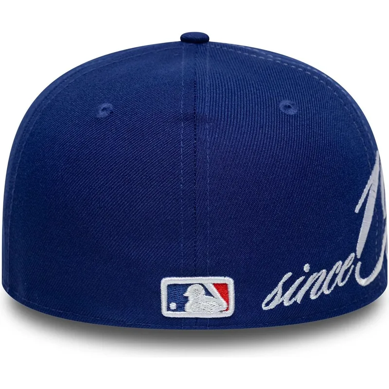 cappellino-curvo-blu-regolabile-59fifty-low-profile-precurved-est-script-dei-los-angeles-dodgers-mlb-di-new-era