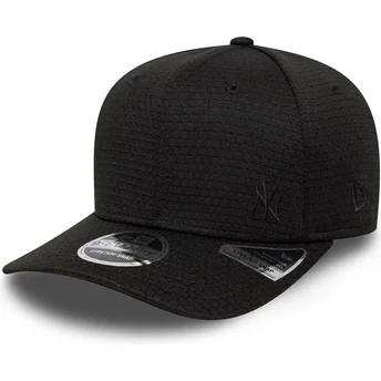 Gorra curva negra snapback 9SEVENTY Stretch Snap Mesh Flawless de New York Yankees MLB de New Era