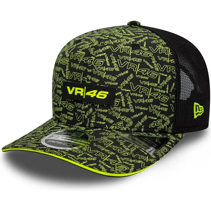 svart-och-gul-trucker-keps-9seventy-stretch-snap-all-over-print-valentino-rossi-vr46-motogp-fran-new-era