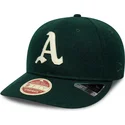 grune-gebogene-verstellbare-kappe-9fifty-retro-crown-heritage-series-der-oakland-athletics-mlb-von-new-era