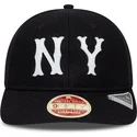 cappellino-curvo-nero-regolabile-9fifty-retro-crown-heritage-series-dei-new-york-highlanders-mlb-di-new-era