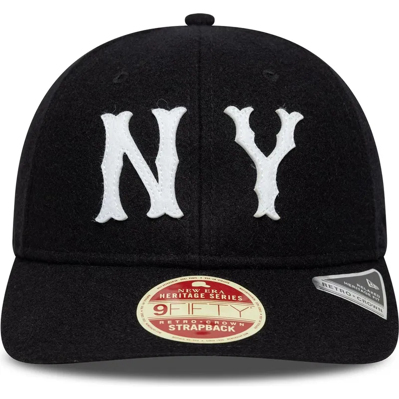 czarna-zakrzywiona-czapka-regulowana-9fifty-retro-crown-heritage-series-new-york-highlanders-mlb-new-era