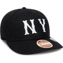 svart-bojd-justerbar-keps-9fifty-retro-crown-heritage-series-fran-new-york-highlanders-mlb-av-new-era