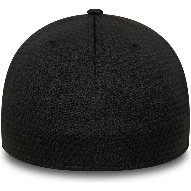 casquette-courbee-noire-ajustee-avec-logo-noir-39thirty-stretch-mesh-new-york-yankees-mlb-new-era