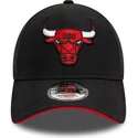 new-era-curved-brim-9forty-microfibre-chicago-bulls-nba-black-adjustable-cap