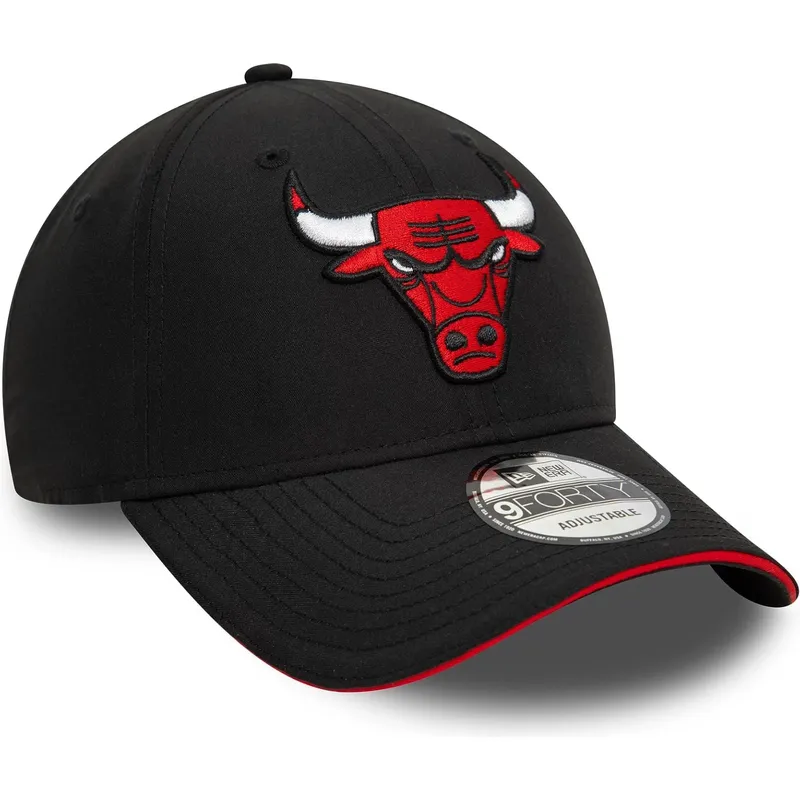 gorra-curva-negra-ajustable-9forty-microfibre-de-chicago-bulls-nba-de-new-era