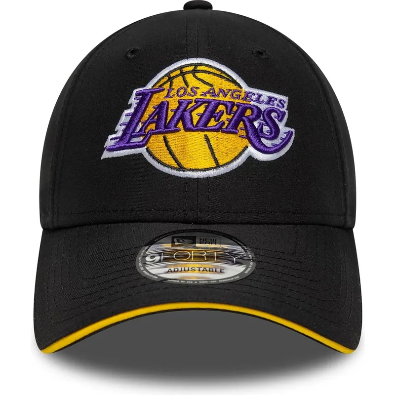 cappellino-curvo-nero-regolabile-9forty-microfibre-dei-los-angeles-lakers-nba-di-new-era