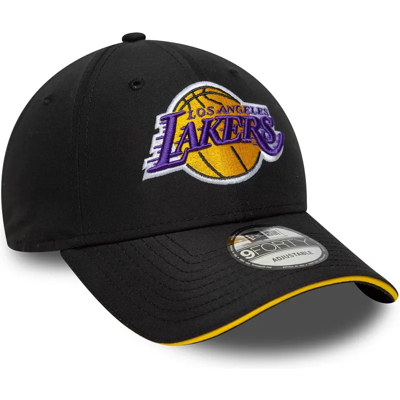 schwarze-verstellbare-gebogene-kappe-9forty-microfibre-der-los-angeles-lakers-nba-von-new-era