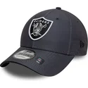 cappellino-curvo-grigio-regolabile-9forty-microfibre-dei-las-vegas-raiders-nfl-di-new-era