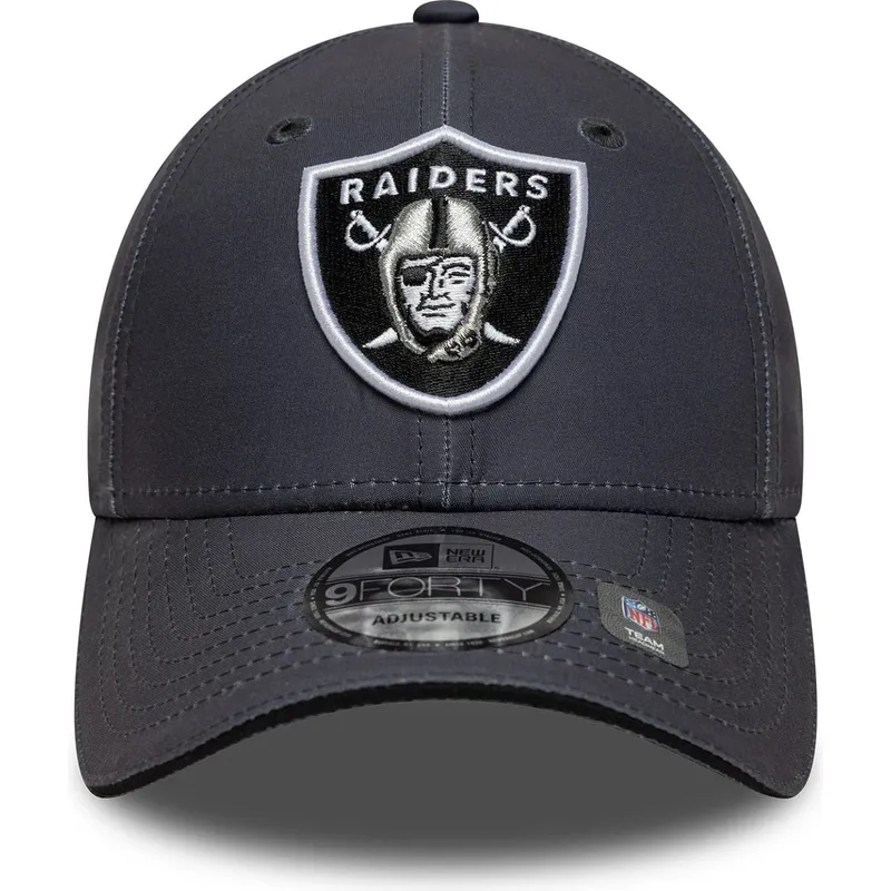 gorra-curva-gris-ajustable-9forty-microfibre-de-las-vegas-raiders-nfl-de-new-era