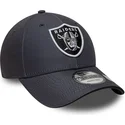 cappellino-curvo-grigio-regolabile-9forty-microfibre-dei-las-vegas-raiders-nfl-di-new-era