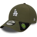 cappellino-curva-verde-regolabile-9forty-recycled-midi-dei-los-angeles-dodgers-mlb-di-new-era