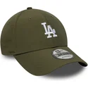 grune-verstellbare-curved-cap-9forty-recycled-midi-der-los-angeles-dodgers-mlb-von-new-era