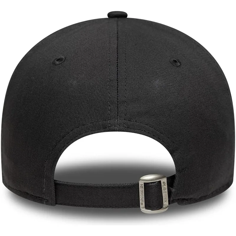 graue-verstellbare-curved-cap-9forty-league-essential-der-new-york-yankees-mlb-von-new-era