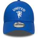 cappellino-curvo-blu-regolabile-9forty-seasonal-del-manchester-united-football-club-premier-league-di-new-era