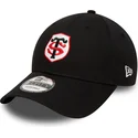 svart-justerbar-kurvad-keps-9forty-team-logo-fran-stade-toulousain-top-14-fran-new-era