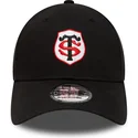 schwarze-verstellbare-curved-cap-9forty-team-logo-von-stade-toulousain-top-14-von-new-era