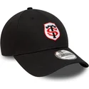 svart-justerbar-kurvad-keps-9forty-team-logo-fran-stade-toulousain-top-14-fran-new-era