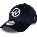 cappellino-con-visiera-curva-blu-marino-regolabile-9forty-cord-di-haas-f1-team-formula-1-di-new-era