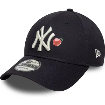 Casquette courbée bleue marine ajustable 9FORTY Fruit Icon New York Yankees MLB New Era