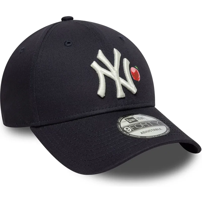 cappellino-con-visiera-curva-blu-marino-regolabile-9forty-fruit-icon-di-new-york-yankees-mlb-di-new-era