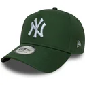 cappellino-curvo-verde-snapback-9forty-e-frame-league-essential-dei-new-york-yankees-mlb-di-new-era