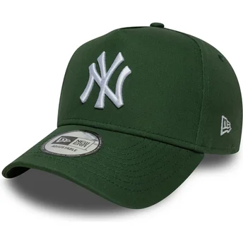 Grön kurvad keps snapback 9FORTY E Frame League Essential från New York Yankees MLB av New Era